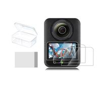 LiLiTok Lot de 2 films de protection d'écran en verre trempé pour DJI Osmo 360 9H HD - Anti-rayures et sans bulles - Résistant aux chocs
