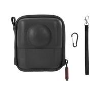 LiLiTok Mini étui de protection pour appareil photo DJI Osmo 360 - En polyuréthane - Étanche - Demi-fermeture éclair - Avec dragonne, crochet