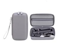 LiLiTok Mini sac à main pour appareil photo DJI Osmo Mobile 7/7P, étui de transport organisateur coque rigide housse de protection sac à main OM7 téléphone portable stabilisateur accessoires, gris,