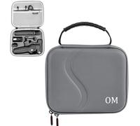 LiLiTok Osmo Mobile 7P Case Portable PU Shoulder Bag for DJI Osmo Mobile 7 Pro/7P Gimbal Stabilizer, Travel Case for DJI OM7 / OM 7P Accessories - Gris, gris, Décontracté