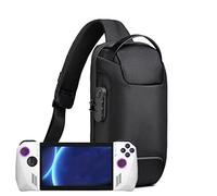 LiLiTok pour ASUS ROG Ally Sac à Dos, Étui de Transport pour Rog Ally Sac de Poitrine avec Serrure et Port de Chargement, Sac à Dos à Bandoulière pour Homme