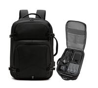 LiLiTok Sac à dos de voyage pour DJI Mavic 4 Pro, sac à dos pour drone DJI Mavic 4 Pro et RC PRO 2 ou RC2, grande capacité, sac de rangement, noir, 44 cm x 31 cm x 12,5 cm