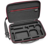 LiLiTok Sac de transport rigide pour Insta 360 X4 avec bandoulière, étui rigide de voyage, organiseur pour appareil photo Insta 360 X4 et perche à selfie, trépied, accessoires de charge, Noir