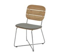 Lilium Chair Chaise Cushion Coussin d'assise extérieur Skagerak by Fritz Hansen Charcoal - FRITZ HANSEN 1961031