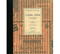 Lilium, Lilium: Carnet de dessins, édition bilingue français-anglais