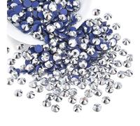 Liliume Hotfix - SS16 - Lot de 1 440 pierres strass - Pierres strass - Mine - Argent - 20 couleurs - 4 tailles - Rond - Pour vêtements, chaussures, bricolage - Mine Silver-SS16
