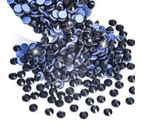 Liliume Hotfix SS30 - Lot de 576 pierres strass - Pierres strass - Noir - 20 couleurs - 4 tailles - Rond - Pour vêtements, chaussures, bricolage - Noir - S30