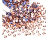 Liliume Strass Hotfix 2880 Pierres Strass Thermocollants Pour Vêtements Chaussures Bricolage(Noir-SS16)