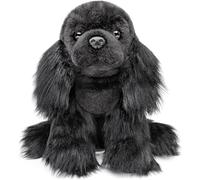 Lilizzhoumax Cocker Spaniel en Peluche 32cm/12", Poupée Réaliste, Animal Jouet pour Enfants, Simulation d'Animaux Sauvages Mignons