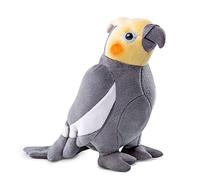 lilizzhoumax Jouet en Peluche Perroquet 20cm/8", Simulation Poupée Réaliste Animaux Sauvages, Cadeau pour Les Amis et Les Enfants