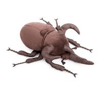 lilizzhoumax Jouets en Chalcosoma caucase Beetle en Peluche 25cm/10” Simulation Jouet en Poupée Réaliste Peluche Insecte Jouets Animaux Sauvages en Peluche Insecte Cadeau pour Les Amis et Les Enfants