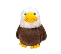 lilizzhoumax Jouets en Peluche Aigle à tête Blanche 17cm Poupée Réaliste Animaux Sauvages Aigle de mer Cadeaux de Noël pour Les Amis et Enfants Décoration d'intérieur pour Enfants Garçons et Filles