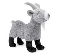 lilizzhoumax Jouets en Peluche chèvre 29cm/11” Rester Simulation Jouet en Poupée Réaliste Peluche chèvre Gris Animaux Sauvages en Peluche chèvre Cadeau pour Les Amis et Les Enfants