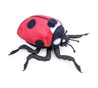 lilizzhoumax Jouets en Peluche Coccinelle 9.4pouces Insecte Poupée Réaliste Animaux Mignon Cadeau pour Les Amis et Idée Cadeau pour Enfants et Adultes Anniversaire Fête Super Doux collecter - Rouge