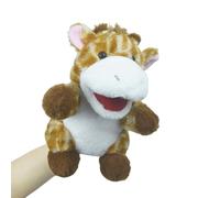 lilizzhoumax Jouets en Peluche Girafe Marionnette à Main Simulation Jouet en Peluche Girafe Poupée Réaliste, Jeu de rôle Mignon, Jouets éducatifs interactifs pour Enfants, Jouets Animaux de Zoo