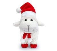 lilizzhoumax Jouets en Peluche Mouton 18cm/7” Rester Noël Jouet en Poupée Christmas Peluche Mouton Jouets Animaux Sauvages en Peluche Mouton Cadeau pour Les Amis et Les Enfants Rouge