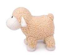 lilizzhoumax Jouets en Peluche Mouton 18cm/7” Rester Simulation Jouet en Poupée Réaliste Peluche Mouton Jouets Animaux Sauvages en Peluche Mouton Cadeau pour Les Amis et Les Enfants Jaune