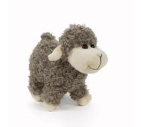 lilizzhoumax Jouets en Peluche Mouton 18cm/7” Rester Simulation Jouet en Poupée Réaliste Peluche Mouton Jouets Animaux Sauvages en Peluche Mouton Cadeau pour Les Amis et Les Enfants Gris