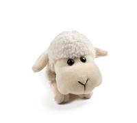 lilizzhoumax Jouets en Peluche Mouton 20cm/8” s'allonger Simulation Jouet en Poupée Réaliste Peluche Mouton Jouets Animaux Sauvages en Peluche Mouton Cadeau pour Les Amis et Les Enfants Blanc