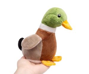lilizzhoumax Peluche Canard Colvert 10 cm, Petit Canard Sauvage Réaliste et Doux, Mini Animal en Peluche pour Enfants dès 2 Ans, Décoration et Cadeau pour Amoureux des Oiseaux