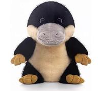 lilizzhoumax Peluche Ornithorynque Assis, Animal Australien Réaliste, Doux Doudou Noir pour Amateurs d’Animaux Sauvages