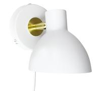 Lilje Applique Murale Blanc/ Laiton