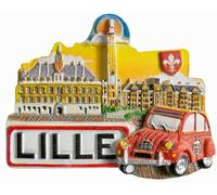 Lille France Aimant de Réfrigérateur Souvenir Touristique Décoration Maison Réfrigérateur Creative Craft Collection