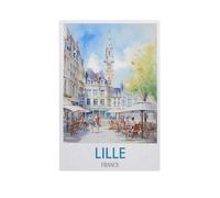 Lille France，Paper Jigsaw Puzzle 1000 Pieces Adult Toys Decompression Game（26x38cm）-FZ58