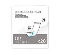 Lille Healthcare Rectangular Insert Couche Droite Traversable Maxi 28 unités