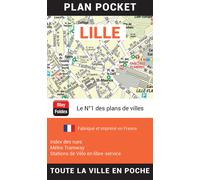 Lille, Nord - Plan de ville "pocket" | Blay Foldex