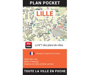 Lille, Nord - Plan de ville "pocket" | Blay Foldex