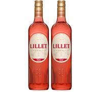 LILLET Rosé l'Apéritif à base de vin - 17%, 75cl (Lot de 2)