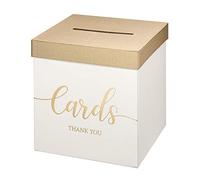 Lillian Rose MB750 Carte de mariage ivoire et boîte cadeau en polyester