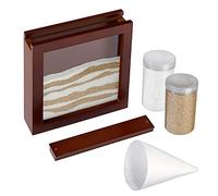 Lillian Rose W Espresso Ensemble de cérémonie avec 2 récipients de sable coloré Marron 4,4 cm