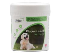 Lillidale Plaque Guard - Poudre anti-plaque Off pour chiens | Algues naturelles | Produit de nettoyage des dents de chien | Élimination du tartre, désodorisant d'haleine et soutien des gencives |