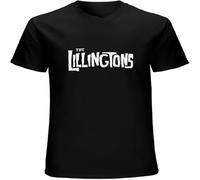 Lillingtons-Logo Punk Custom Tees Men Short Sleeve T Shirt Black S
