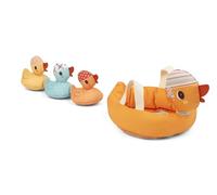 Lilliputiens Jouet Maman Canard et ses Canetons Magnétiques Orange Enfants