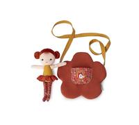 Lilliputiens – Poupée et sac Adèle – Sac fleur rouge – Dès 12 mois