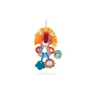 Lilliputiens - Anneaux multi activités Jack le lion - Jouet d’éveil pour bébé avec sons, textures et couleurs - Facile à attraper - Stimule les sens et développe la motricité fine - Dès 3 mois - 83506
