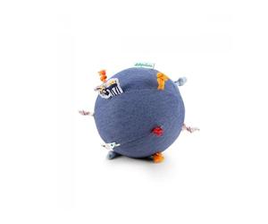 Lilliputiens - Balle sensorielle sonore Ignace - Balle d'activité en tissu musicale pour bébés et tout-petits - Stimulation des sens - Jeu d’éveil et de motricité - Dès 6 mois - 83398
