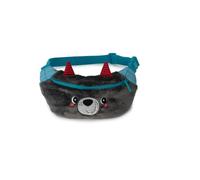 LILLIPUTIENS - Banane enfant Louis le loup - Accessoire en velours doux pour enfant - Sac banane pratique pour ranger les trésors - Idéal pour ranger les trésors des petits aventuriers - Dès 3 ans