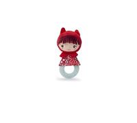 Lilliputiens Hochet de dentition Chaperon Rouge – Anneau, bruit de papier, clochette – Dès 3 mois