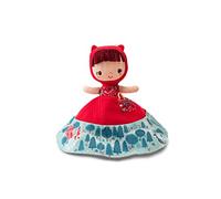 LILLIPUTIENS, Chaperon Rouge Marionnette Réversible, Dès 12 Mois | Poupée Réversible pour Incarner 3 Personnages, Détails sur la Robe pour Raconter L'Histoire, Lavable en Machine