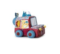 LILLIPUTIENS - Cube d'Activités pour Bébés Thème Safari - Jouet d'Eveil en Forme de Voiture- Multiples Sons et Activités - Développe Imagination et la Motricité - 28cm de Haut - Dès 9 Mois