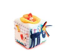 Lilliputiens - Cube sonore d’activités ferme - Jouet interactif et éducatif pour bébé - Stimule la motricité et les sens - Jouet d'éveil premier âge - dès 10 mois - 83156