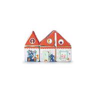 LILLIPUTIENS - Cubes à empiler - Jeu de 5 Cubes en Tissu pour bébés et Tout-Petits - 6 activités en 1 - Jouet d’éveil et d’Apprentissage sensoriel - Thème Ferme - Dès 12 Mois - 83455