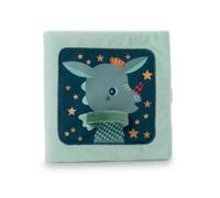 LILLIPUTIENS - Livre d'activités en tissu Joe et son doudou