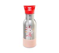 Gourde - Inox - Pour enfant - Paille intégrée - 600ml - Pour l'école, pique-nique - Lilliputiens