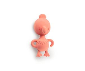 Lilliputiens - Hochet multisensoriel Anaïs le flamant rose en caoutchouc naturel
