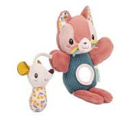 LILLIPUTIENS - Jeanne Le Chat - Jouet d'activités - Marionnette - Rose - 21 cm - Dès 6 Mois - 83644